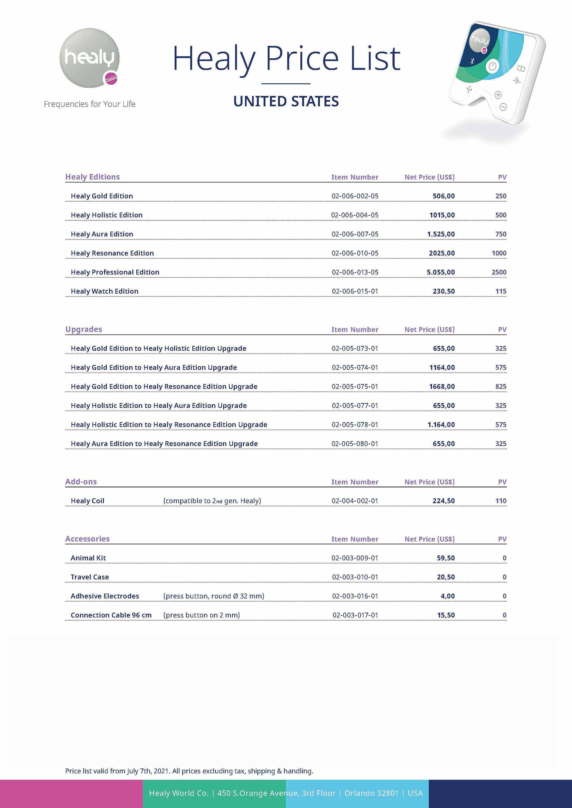 healy professional, healy price list, Healy Professional, healy resonance, healy professional edition, healy resonance device